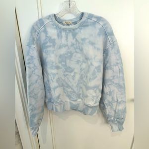 Rag &  Bone tie dyed blue sweatshirt